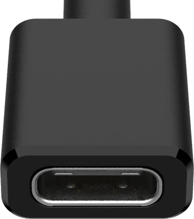 USB Type-C socket, face on