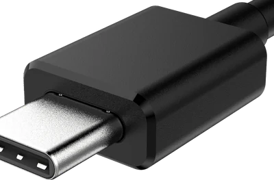 USB Type-C plug, at an angle